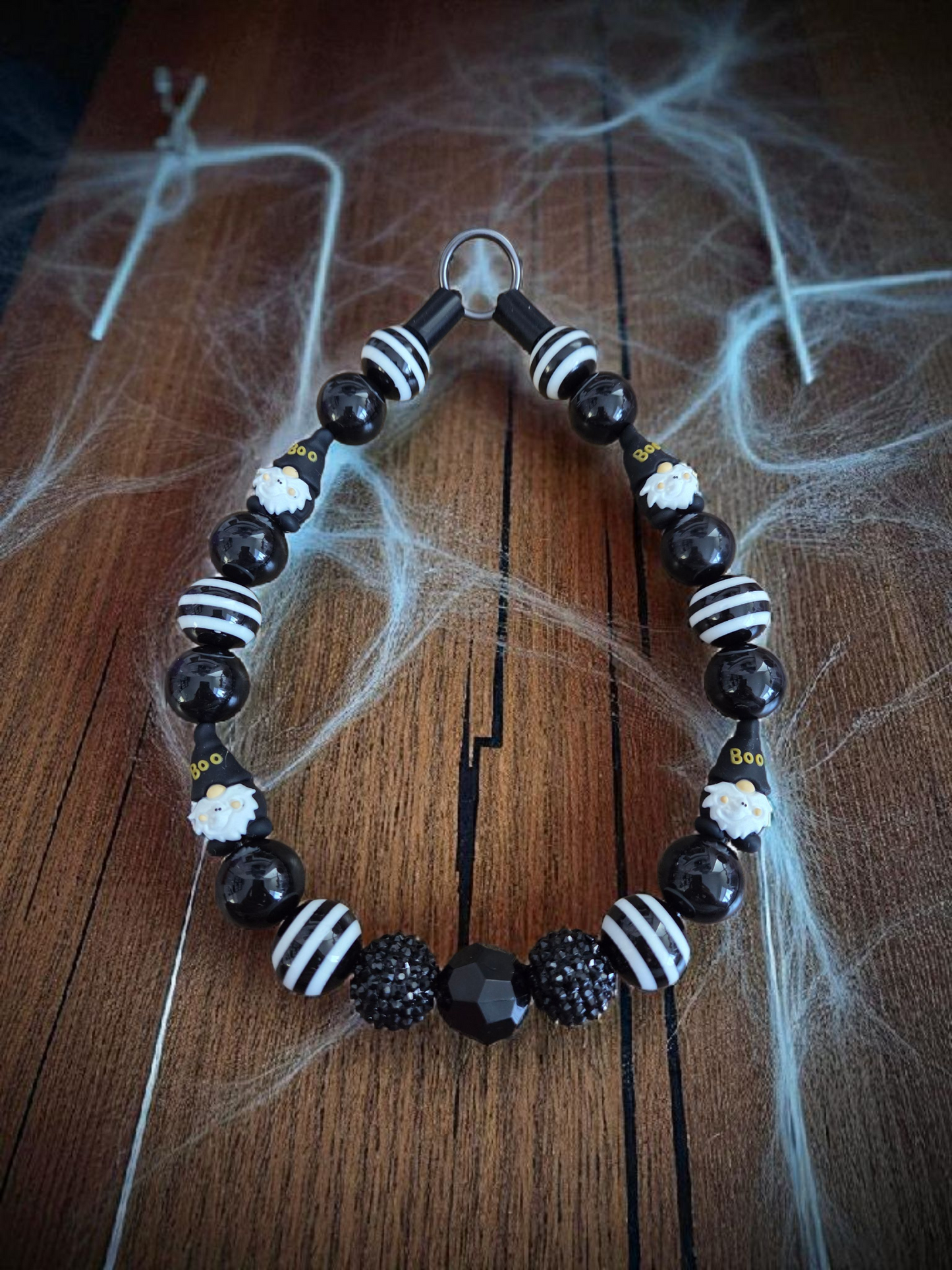 Mischief Maker Halloween Dog Collar – Custom Colours & Beads – Handmade Pet Necklace – Custom Collar for All Size Dogs