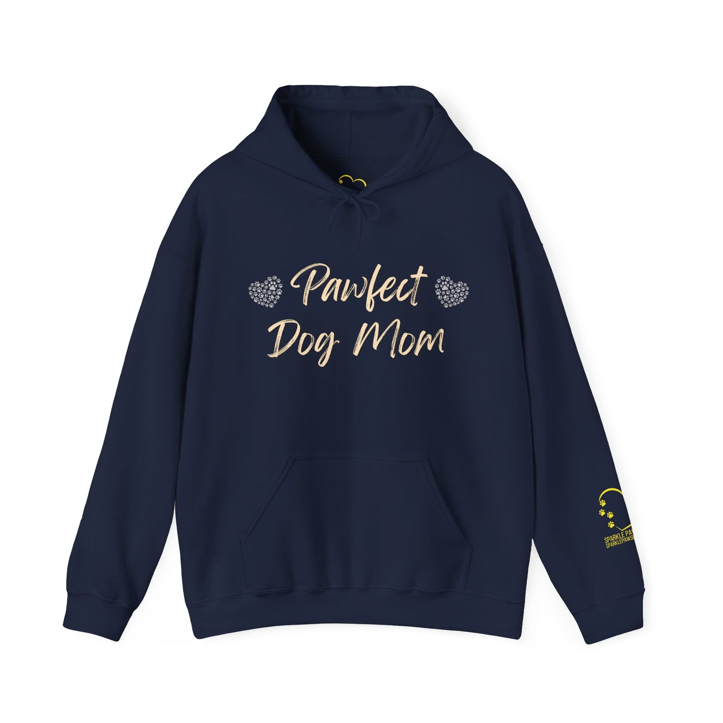 Pawfect Dog Mom Hoodie – Unisex Dog Parent Sweatshirt | Sparkle Paws Bead Co