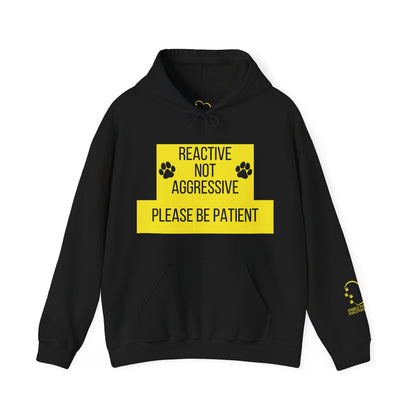 Reactive Not Aggressive: Unisex Hoodie for Dog Lovers, Please Be Patient Sweatshirt, Pet Owner Gift, Dog Training Apparel, Animal [...]