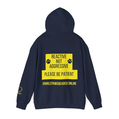Reactive Not Aggressive: Unisex Hoodie for Dog Lovers, Please Be Patient Sweatshirt, Pet Owner Gift, Dog Training Apparel, Animal [...]