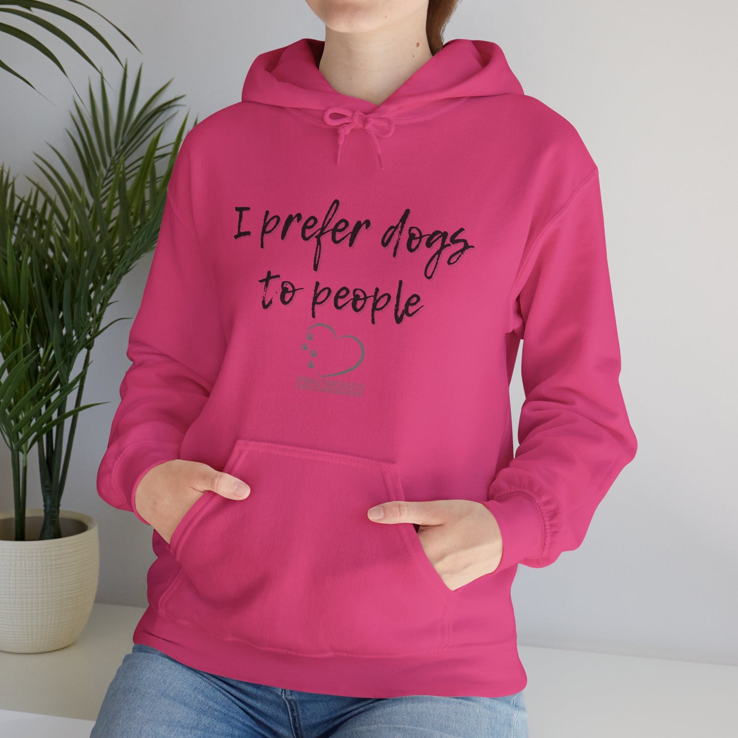 Sparkle Paws Bead Co Hoodie – I Prefer Dogs to People | Funny Dog Parent Gift