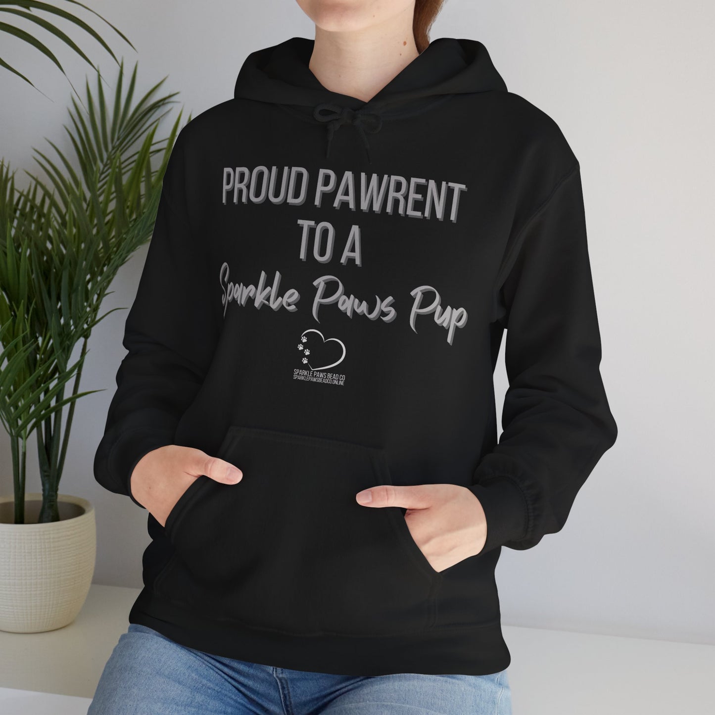 Proud Pawrent to a Sparkle Pup Hoodie – Unisex Dog Parent Sweatshirt by Sparkle Paws Bead Co