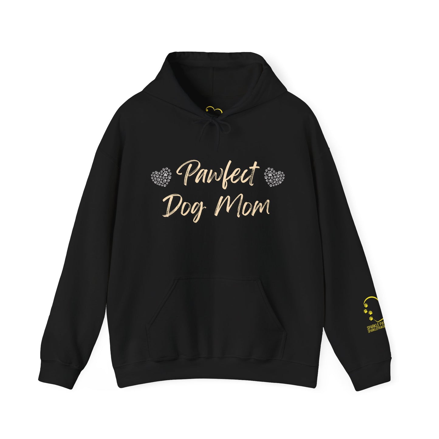 Pawfect Dog Mom Hoodie – Unisex Dog Parent Sweatshirt | Sparkle Paws Bead Co