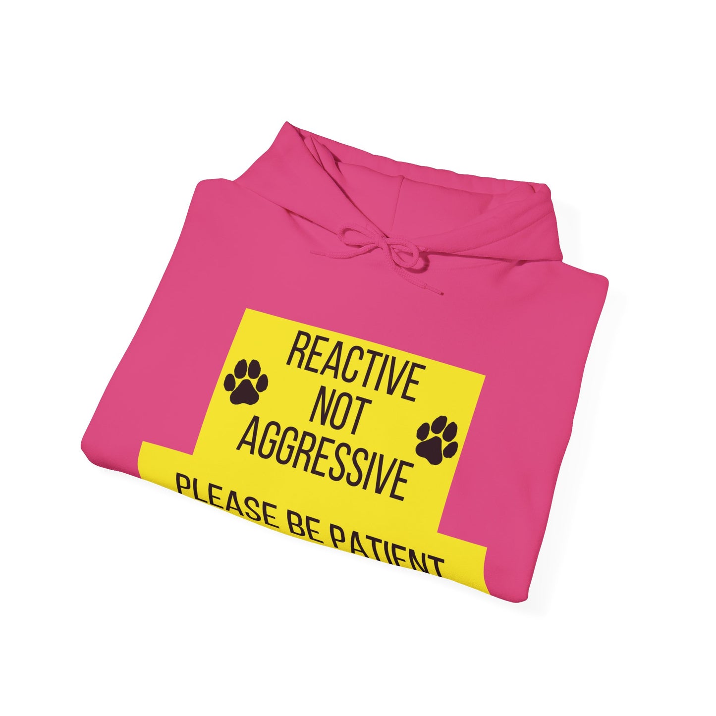 Reactive Not Aggressive: Unisex Hoodie for Dog Lovers, Please Be Patient Sweatshirt, Pet Owner Gift, Dog Training Apparel, Animal [...]