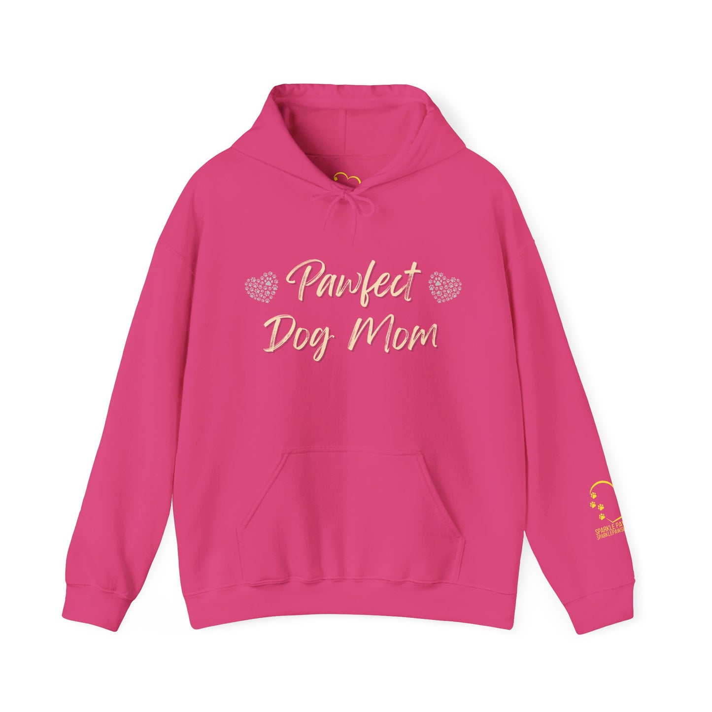 Pawfect Dog Mom Hoodie – Unisex Dog Parent Sweatshirt | Sparkle Paws Bead Co