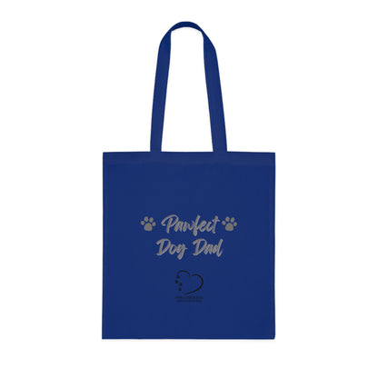 Pawfect Dog Dad Tote Bag – 100% Cotton Reusable Shopper | Dog Lover Gift by Sparkle Paws Bead Co
