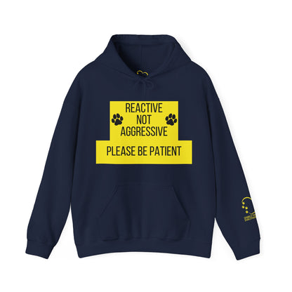 Reactive Not Aggressive: Unisex Hoodie for Dog Lovers, Please Be Patient Sweatshirt, Pet Owner Gift, Dog Training Apparel, Animal [...]