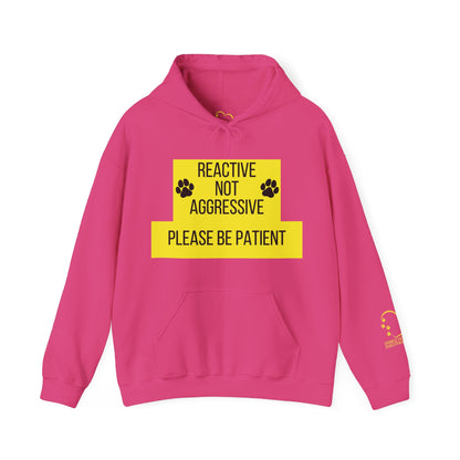 Reactive Not Aggressive: Unisex Hoodie for Dog Lovers, Please Be Patient Sweatshirt, Pet Owner Gift, Dog Training Apparel, Animal [...]