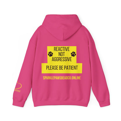 Reactive Not Aggressive: Unisex Hoodie for Dog Lovers, Please Be Patient Sweatshirt, Pet Owner Gift, Dog Training Apparel, Animal [...]