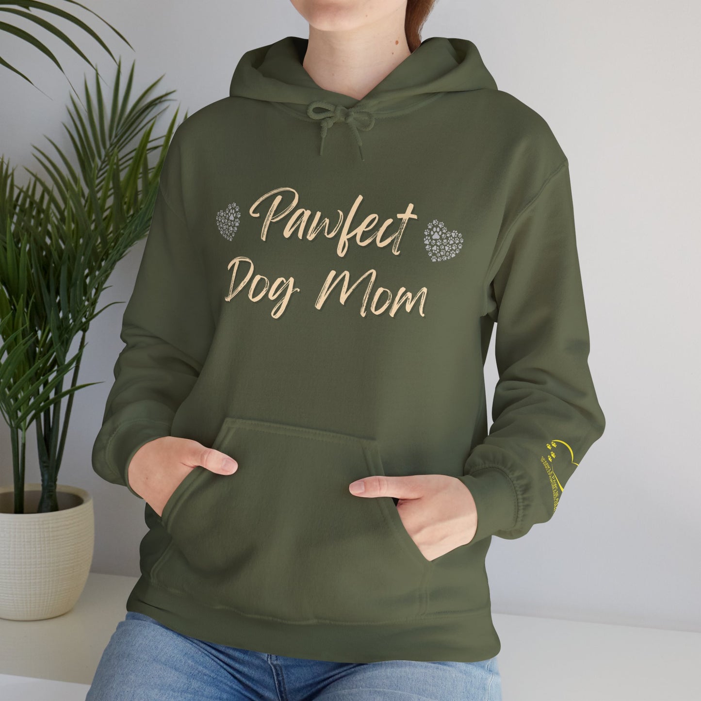Pawfect Dog Mom Hoodie – Unisex Dog Parent Sweatshirt | Sparkle Paws Bead Co