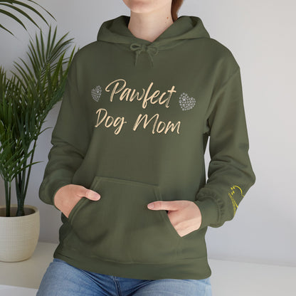 Pawfect Dog Mom Hoodie – Unisex Dog Parent Sweatshirt | Sparkle Paws Bead Co