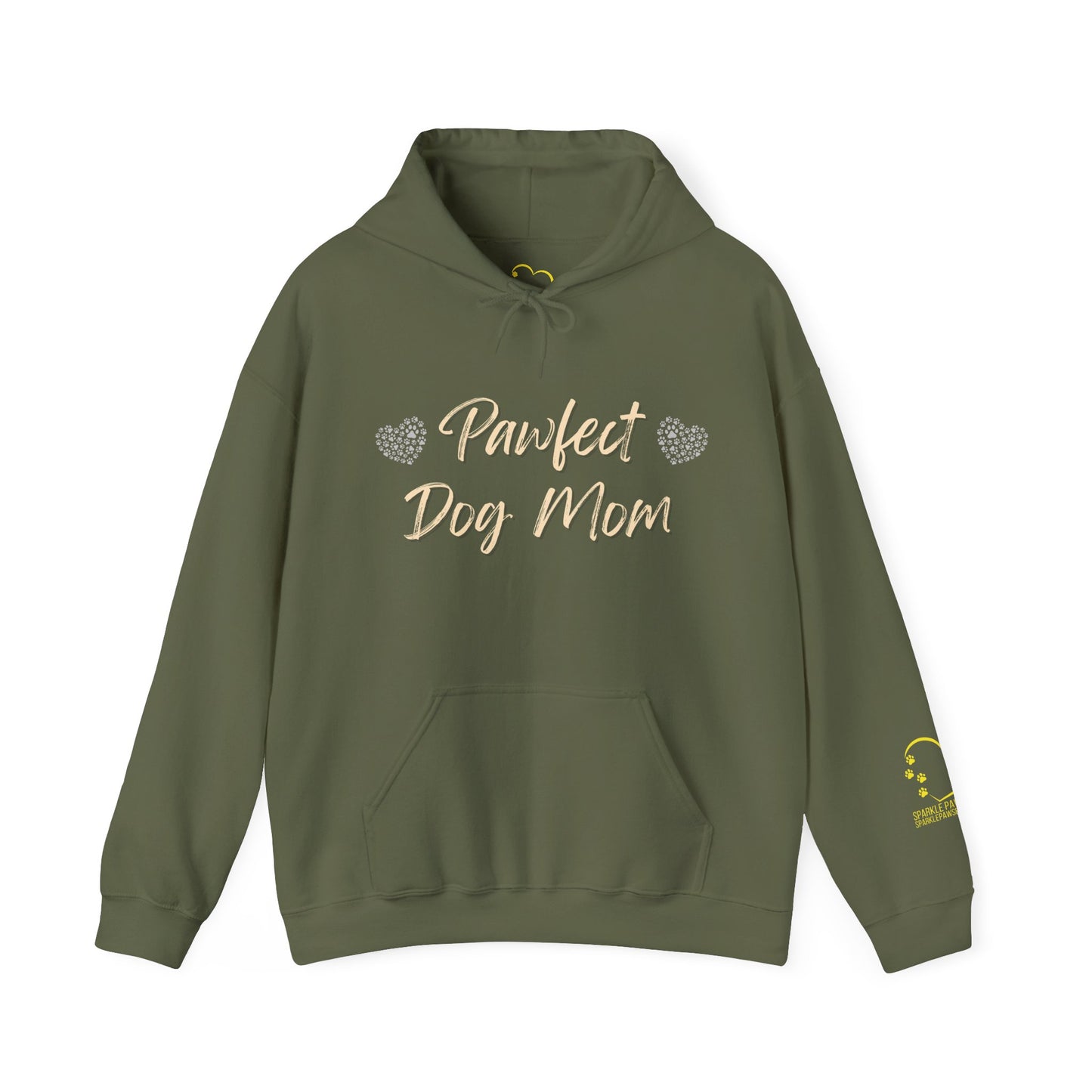 Pawfect Dog Mom Hoodie – Unisex Dog Parent Sweatshirt | Sparkle Paws Bead Co