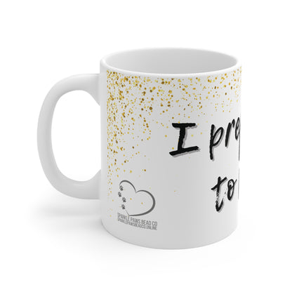 I Prefer Dogs to People Mug – 11oz White Ceramic Coffee Cup | Funny Dog Lover Gift by Sparkle Paws Bead Co