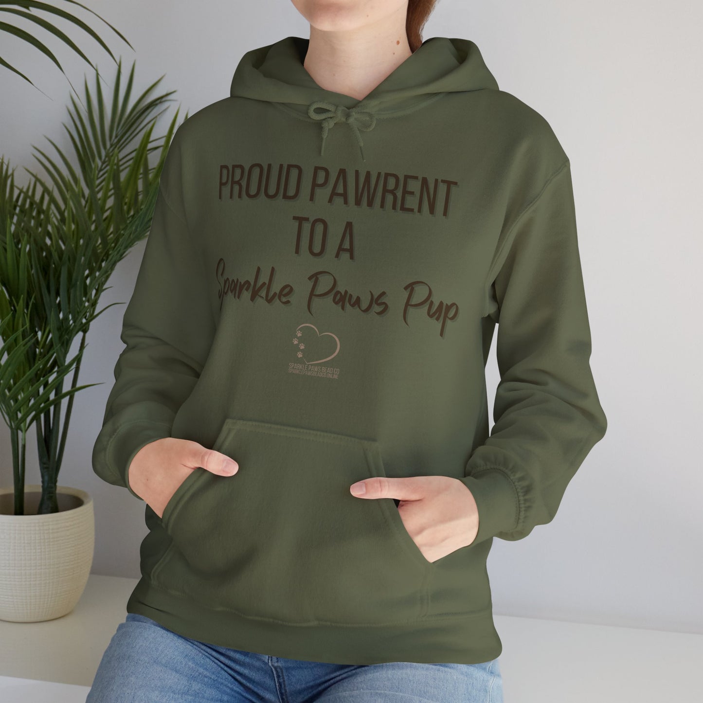 Proud Pawrent to a Sparkle Pup Hoodie – Unisex Dog Parent Sweatshirt by Sparkle Paws Bead Co