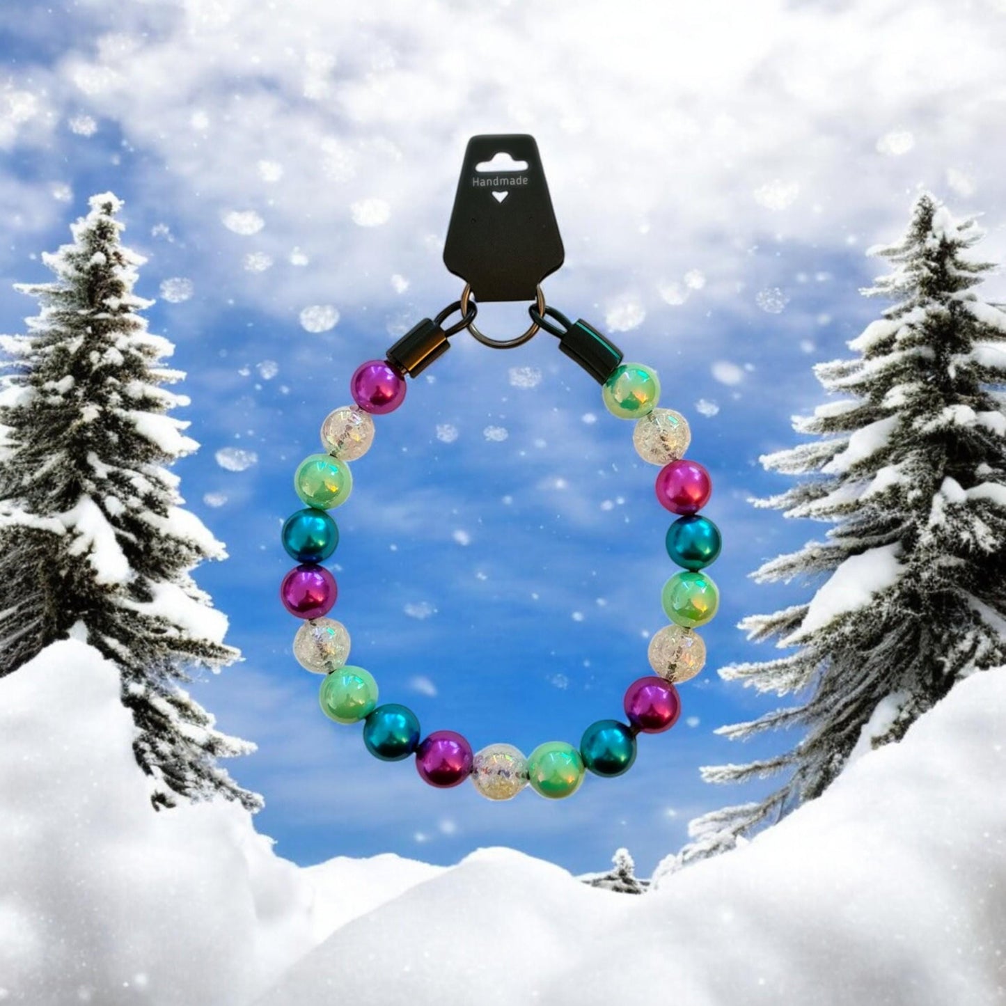 Aurora Paw'realis Beaded Collar, Dog Fashion, Beaded Dog Collar, Cute Accessories for Dogs, Spoilt Pet Gift, Fun Gift for Pet Lovers