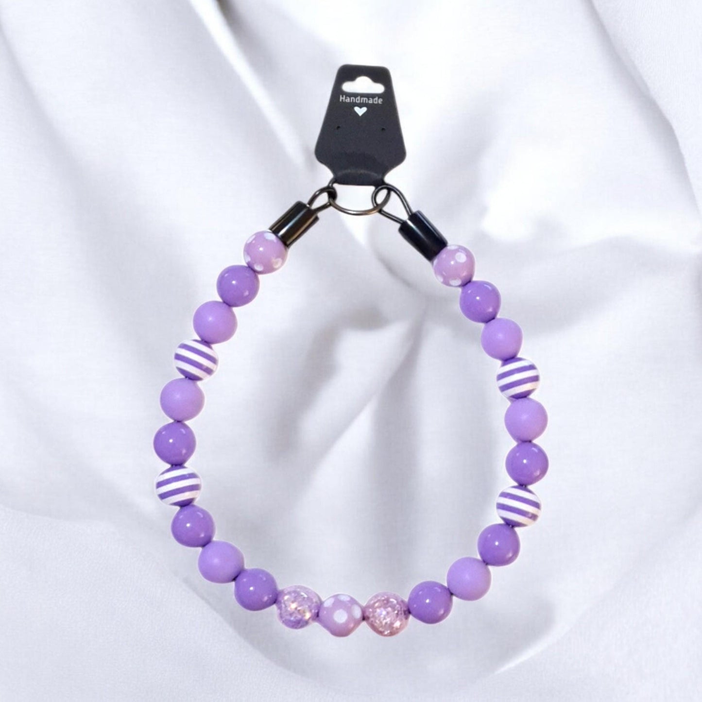 Lavender Haze Beaded Collar, Dog Fashion, Beaded Dog Collar, Cute Accessories for Dogs, Spoilt Pet Gift, Gifts for Pets, Fun Gift for Pets