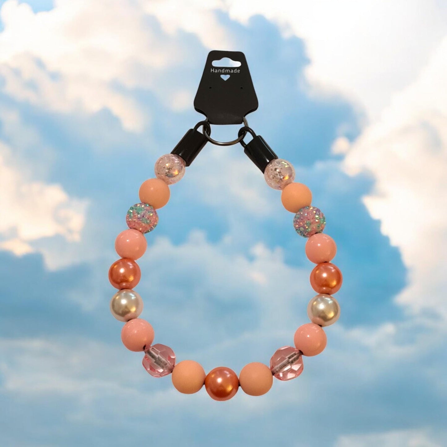 Peachy Keen Beaded Collar, Dog Fashion, Beaded Dog Collar, Cute Accessories for Dogs, Spoilt Pet Gift, Fun Gift for Pet Lovers, Dog Collars