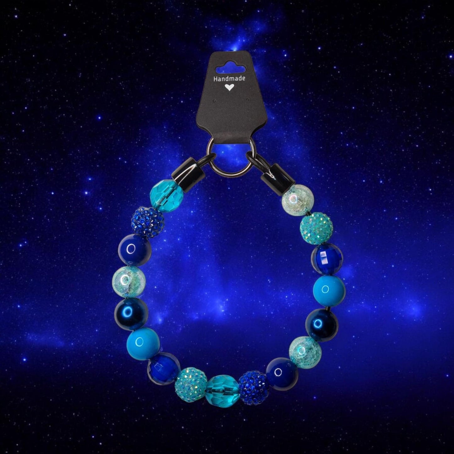 Mr Blue Sky Beaded Collar, Dog Fashion, Beaded Dog Collar, Cute Accessories for Dogs, Spoilt Pet Gift, Fun Gift for Pet Lovers