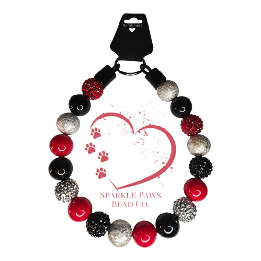 Salvatore Beaded Collar, Dog Fashion, Beaded Dog Collar, Cute Accessories for Dogs, Dog Necklace, Fun Gift for Pet Lovers, Dog Collar