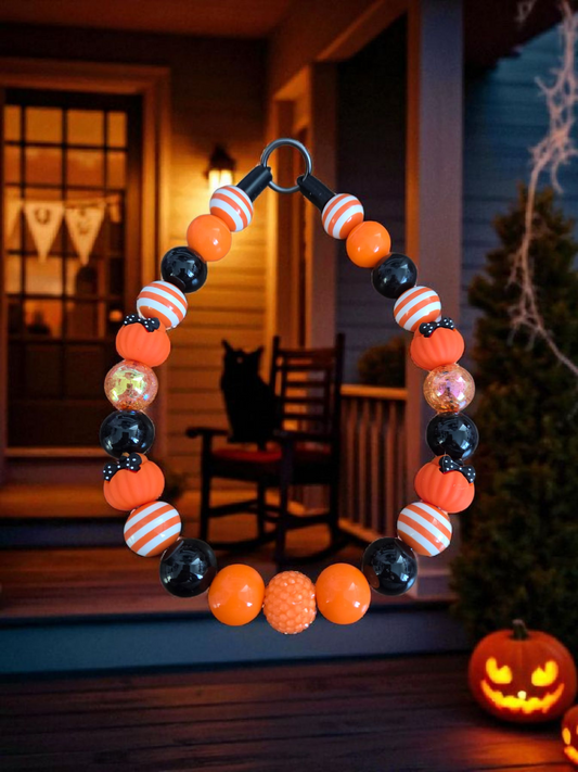 Pupkin Spice Halloween Dog Collar – Custom Colours & Beads – Handmade Pet Necklace – Custom Collar for All Size Dogs