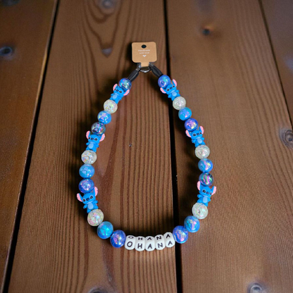 Stitch (Pablo's Version) Beaded Dog Collar – Handmade Pet Necklace – Cute Custom Collar for All Size Dogs