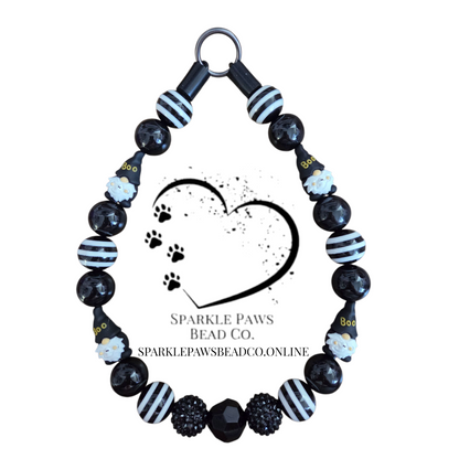 Mischief Maker Halloween Dog Collar – Custom Colours & Beads – Handmade Pet Necklace – Custom Collar for All Size Dogs