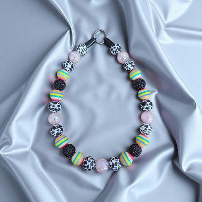 Boot Scootin' Boogie Beaded Dog Collar – Handmade Pet Necklace – Cute Custom Collar for All Size Dogs