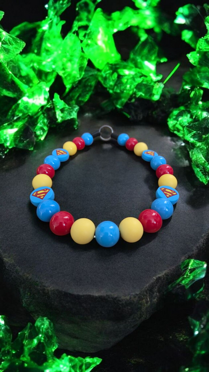 SuperPup! Beaded Collar, Dog Fashion, Beaded Dog Collar, Cute Accessories for Dogs, Dog Necklace, Fun Gift for Pet Lovers, Dog Collar