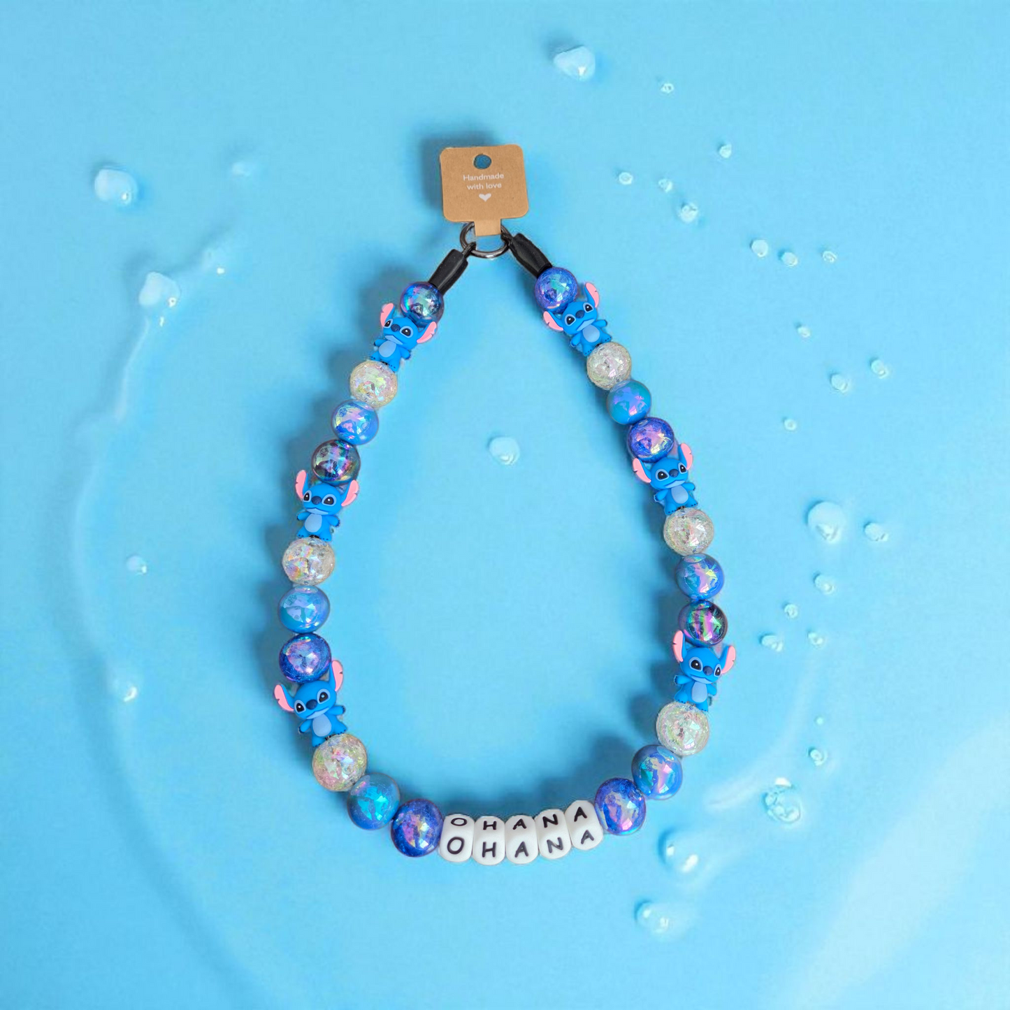 Stitch (Pablo's Version) Beaded Dog Collar – Handmade Pet Necklace – Cute Custom Collar for All Size Dogs