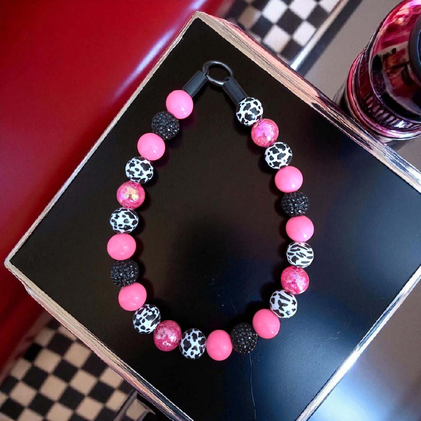 Jolene Beaded Dog Collar – Handmade Pet Necklace – Cute Custom Collar for All Size Dogs
