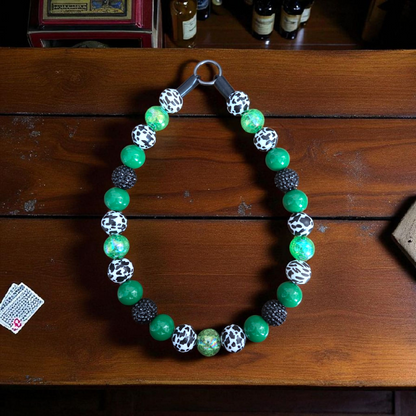 Life is a Highway Beaded Dog Collar – Handmade Pet Necklace – Cute Custom Collar for All Size Dogs