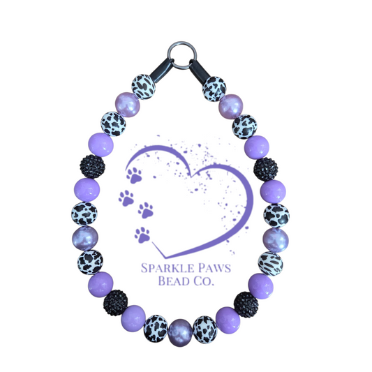 Wagon Wheel Beaded Dog Collar – Handmade Pet Necklace – Cute Custom Collar for All Size Dogs