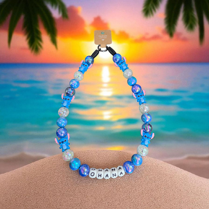 Stitch (Pablo's Version) Beaded Dog Collar – Handmade Pet Necklace – Cute Custom Collar for All Size Dogs