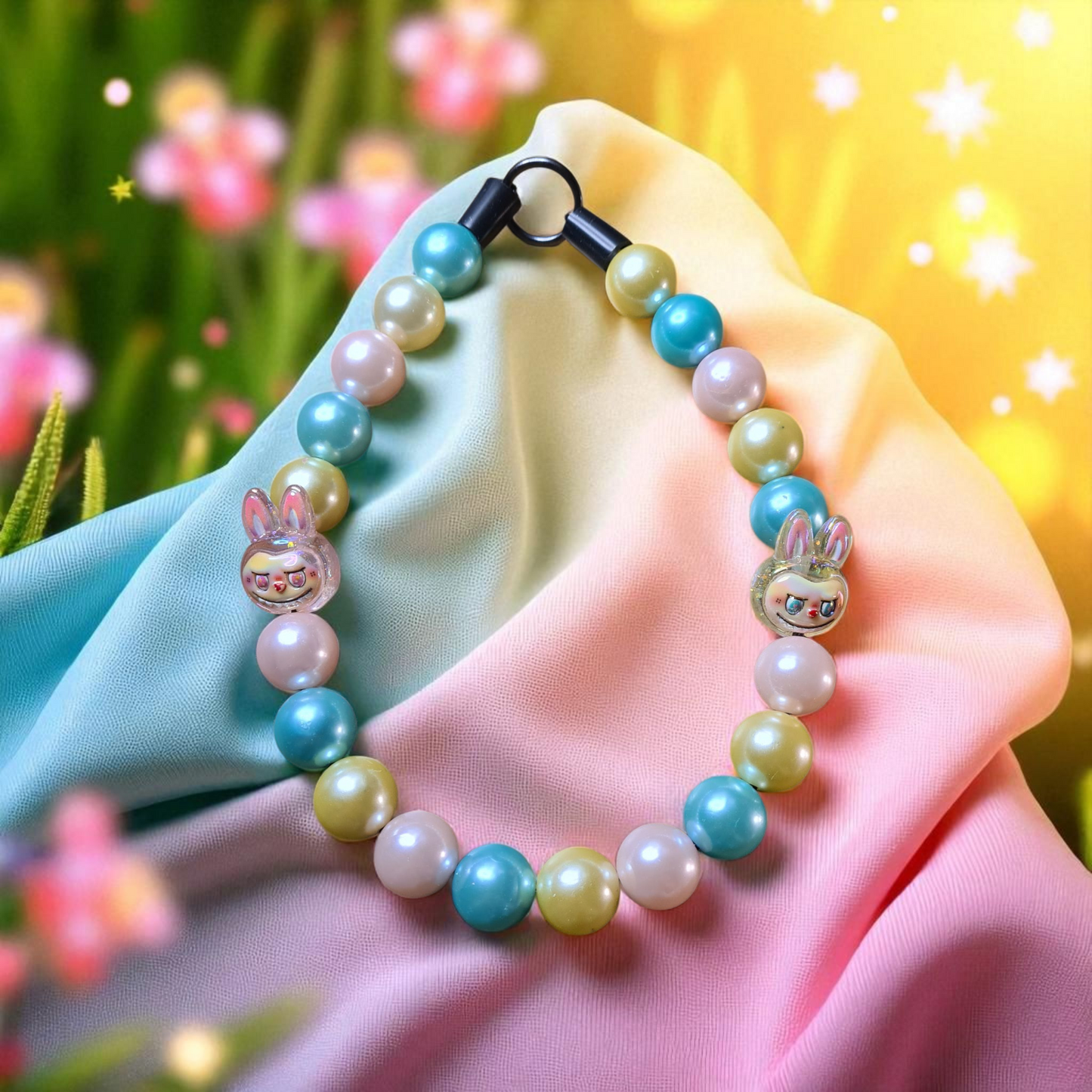 'BooBoo' Beaded Dog Collar – Handmade Pet Necklace – Cute Custom Collar for All Size Dogs