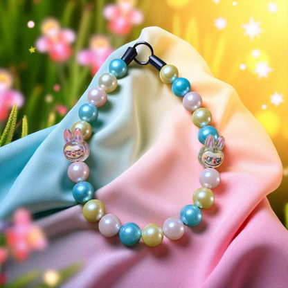 'BooBoo' Beaded Dog Collar – Handmade Pet Necklace – Cute Custom Collar for All Size Dogs