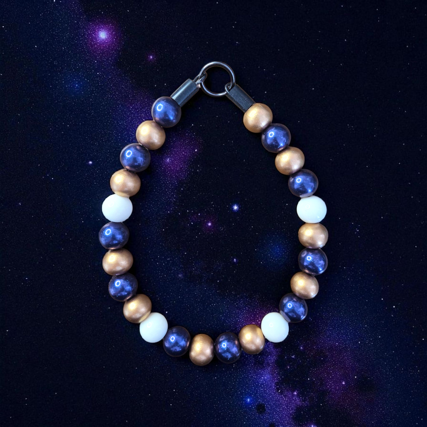 Starlight Beaded Dog Collar – Handmade Pet Necklace – Accessory Collar for All Size Dogs