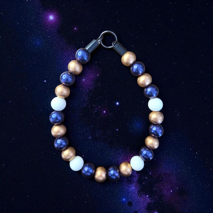 Starlight Beaded Dog Collar – Handmade Pet Necklace – Accessory Collar for All Size Dogs