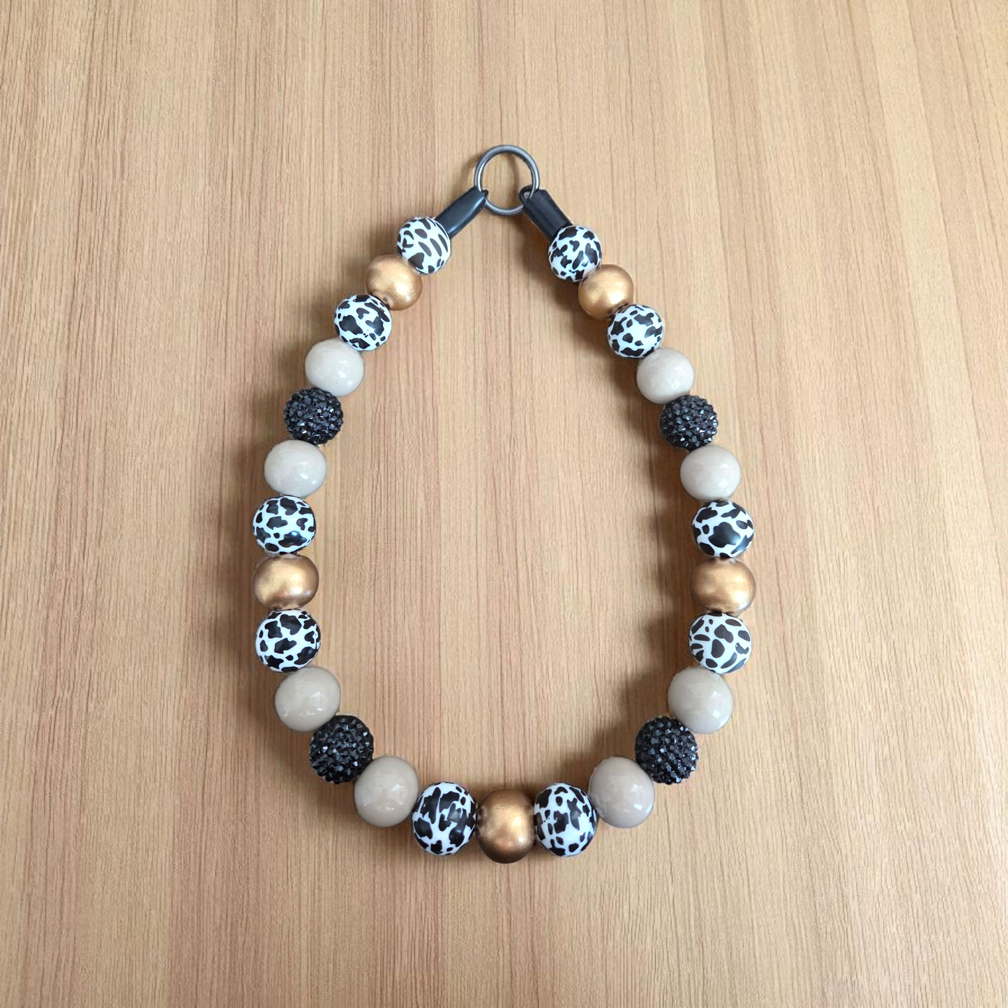 Chicken Fried Beaded Dog Collar – Handmade Pet Necklace – Cute Custom Collar for All Size Dogs