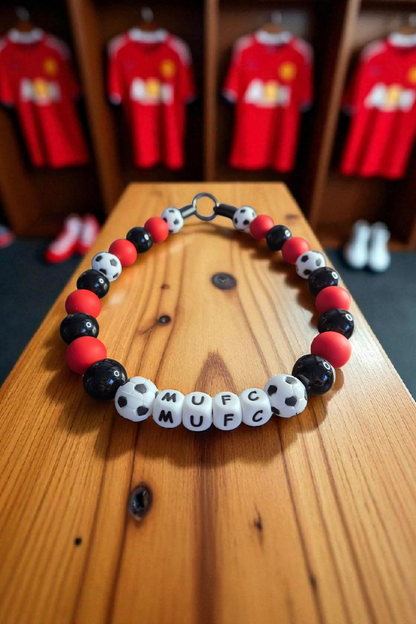Football Team Dog Collar – Custom Colours & Beads – Handmade Pet Necklace – Custom Collar for All Size Dogs