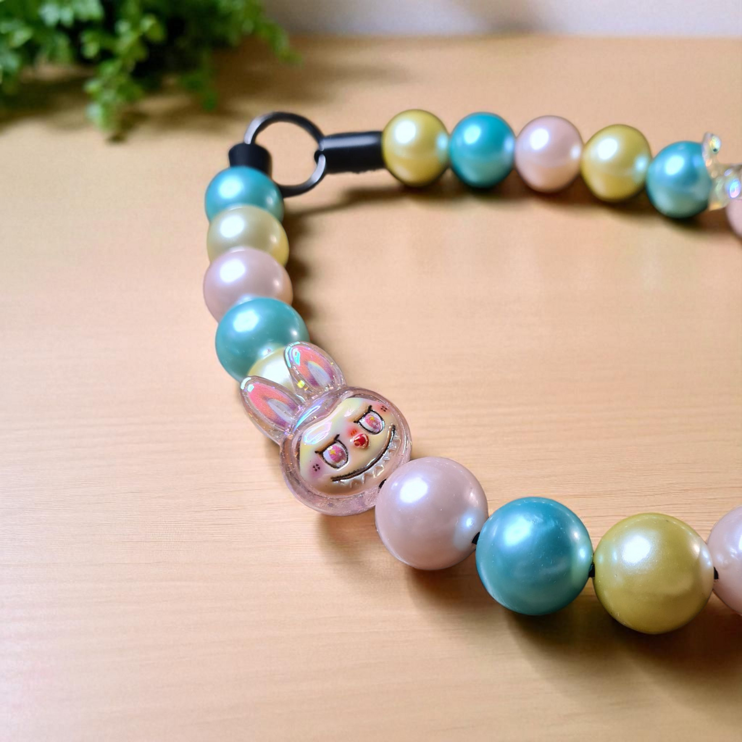 'BooBoo' Beaded Dog Collar – Handmade Pet Necklace – Cute Custom Collar for All Size Dogs