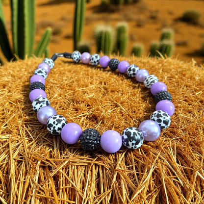Wagon Wheel Beaded Dog Collar – Handmade Pet Necklace – Cute Custom Collar for All Size Dogs