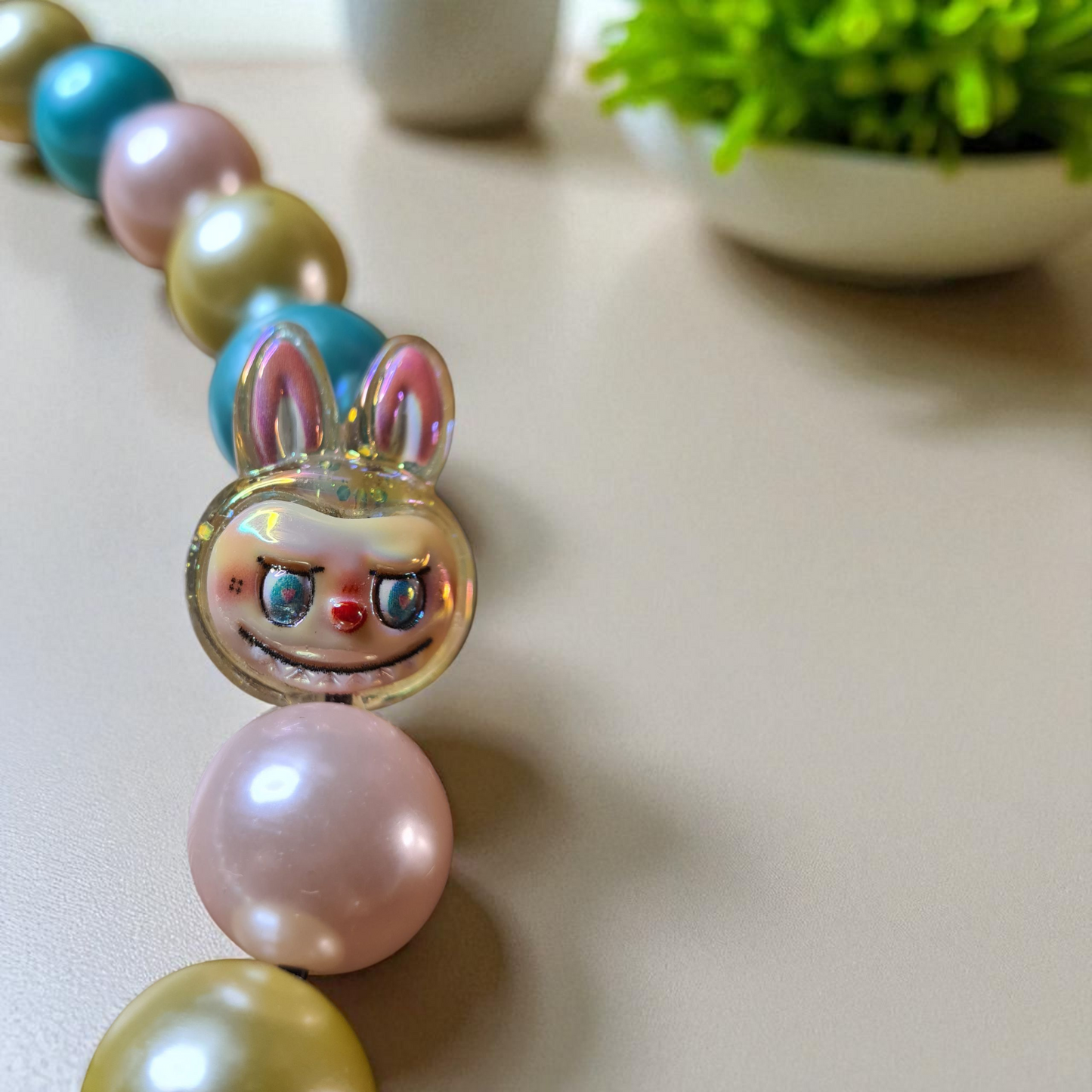 'BooBoo' Beaded Dog Collar – Handmade Pet Necklace – Cute Custom Collar for All Size Dogs