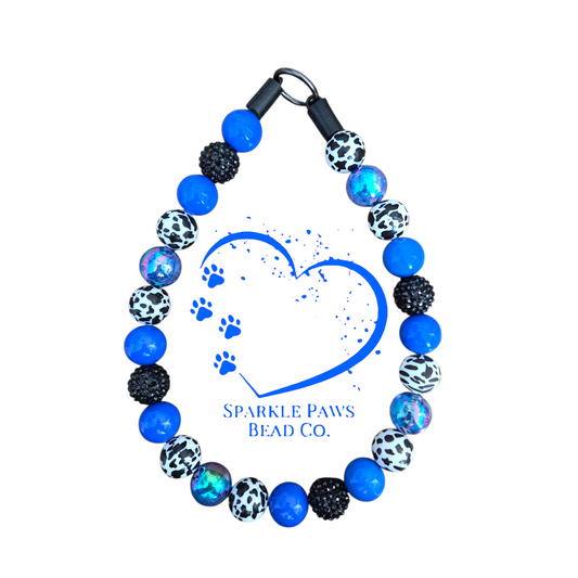 The Gambler Beaded Dog Collar – Handmade Pet Necklace – Cute Custom Collar for All Size Dogs