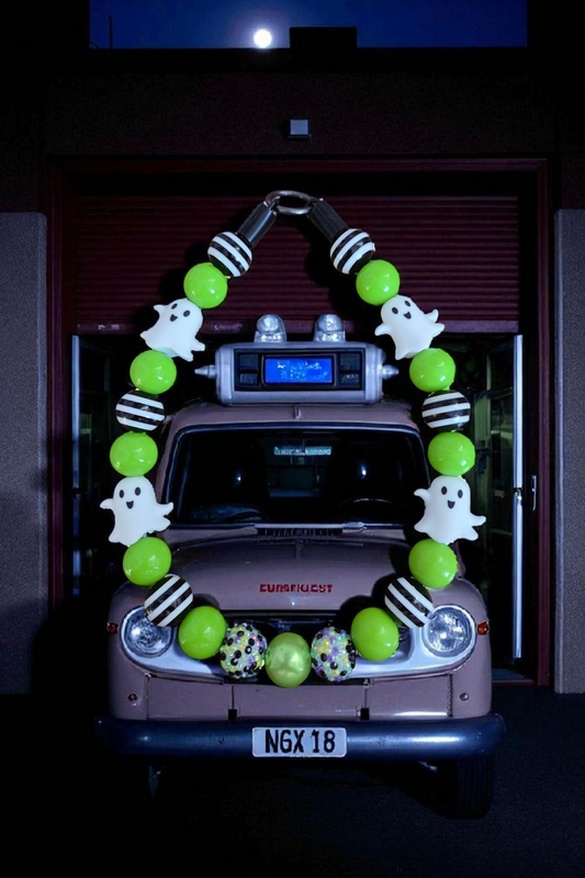 Slimer Halloween Dog Collar – Custom Colours & Beads – Handmade Pet Necklace – Custom Collar for All Size Dogs