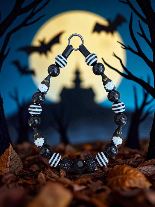 Mischief Maker Halloween Dog Collar – Custom Colours & Beads – Handmade Pet Necklace – Custom Collar for All Size Dogs